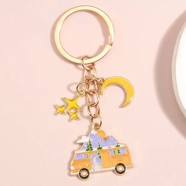 Sleutelhanger voor roadtrip