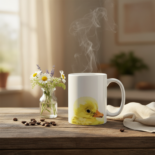 Taza de pato amarillo