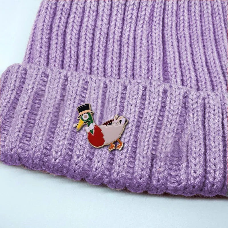 Pin de pato ánade real mágico