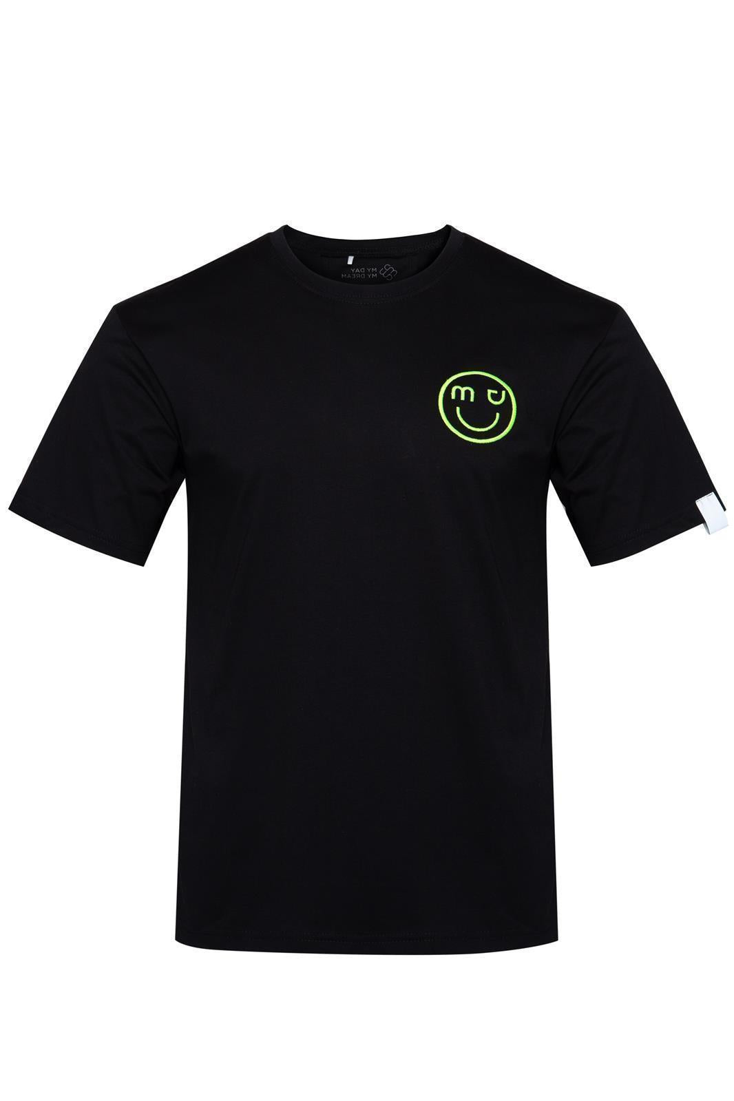 T-shirt Smiley noir – vue produit 6