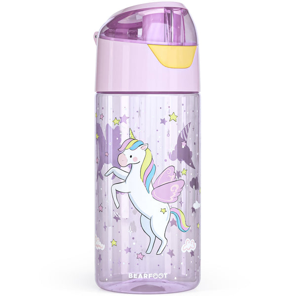 Trinkflasche Kinder, leichte Wasserflasche - Einhorn