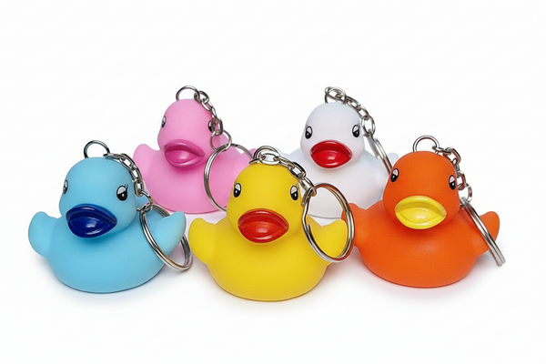 Portachiavi a forma di paperella da bagno