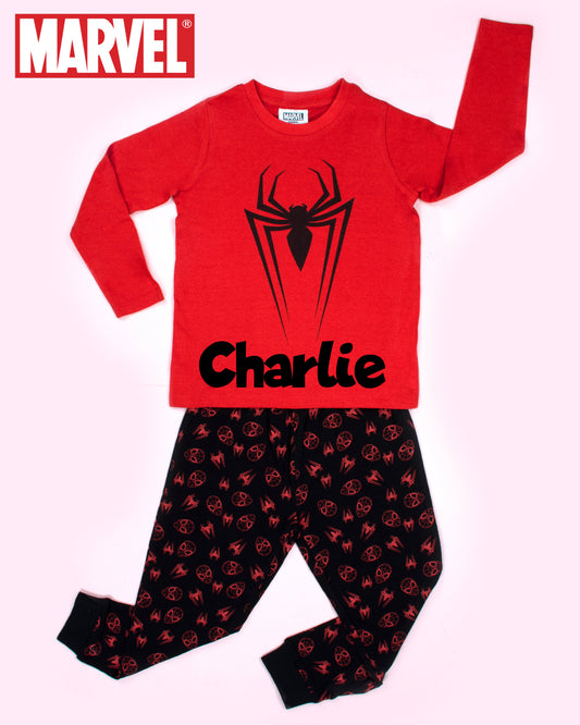 Pyjama – Set Spider-Man – rouge