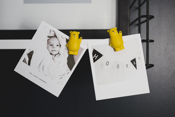 Set di 4 magneti a forma di orso