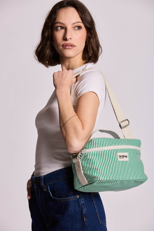 Lunch bag Igor Rayures vert