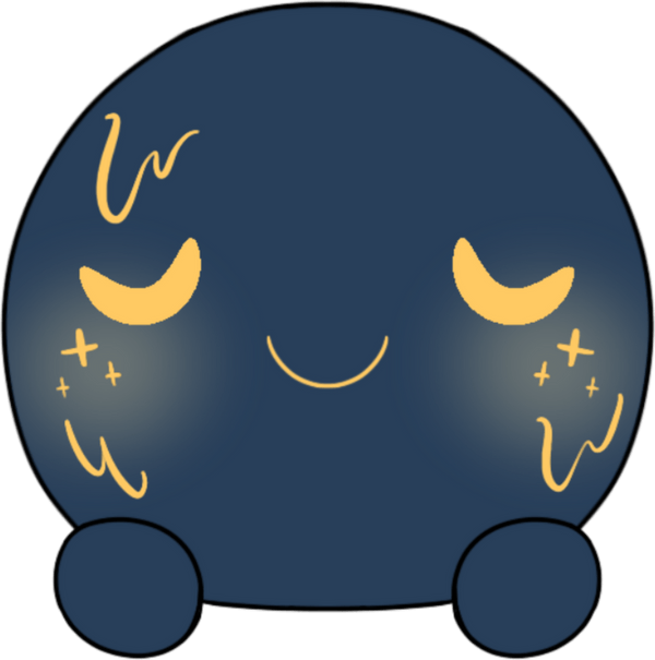 Midnight Slimecicle Stickie (6in)