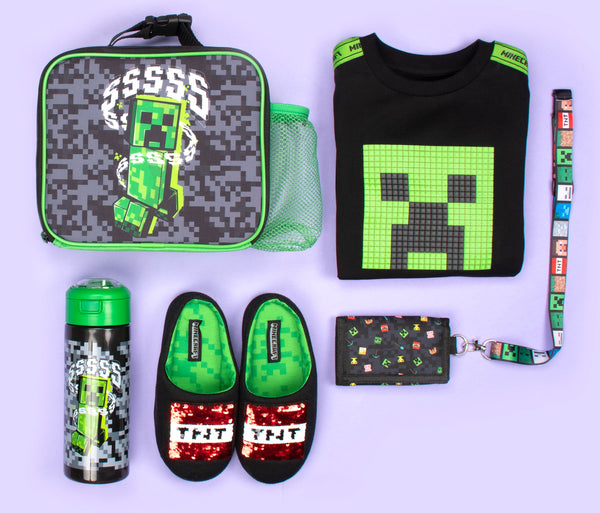 Minecraft Kids portefeuille – noir Pattern