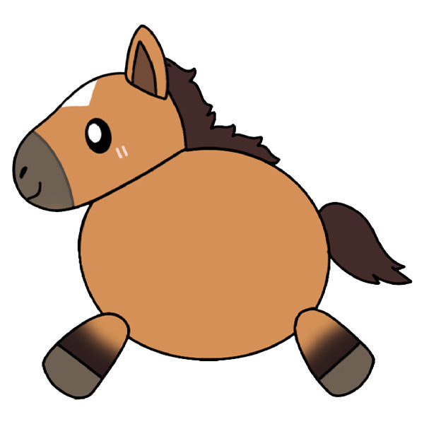 Mini Peluche Squishable – Cheval