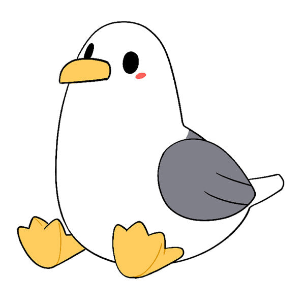 Mini Peluche Squishable – Mouette