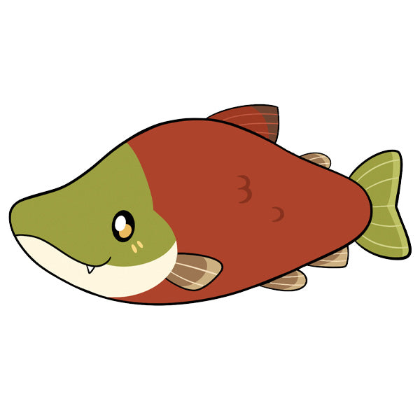 Mini Peluche Squishable – Saumon Sockeye