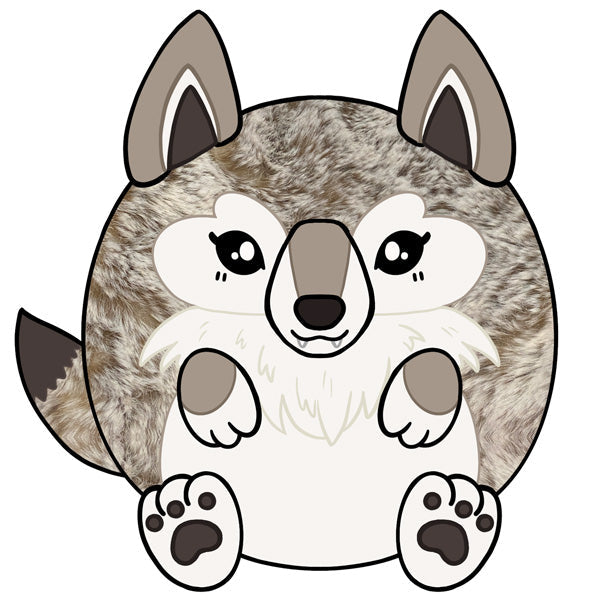 Mini Squishable Wolf