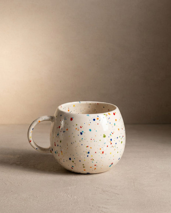 Mug boule New Party – 250 ml – Blanc