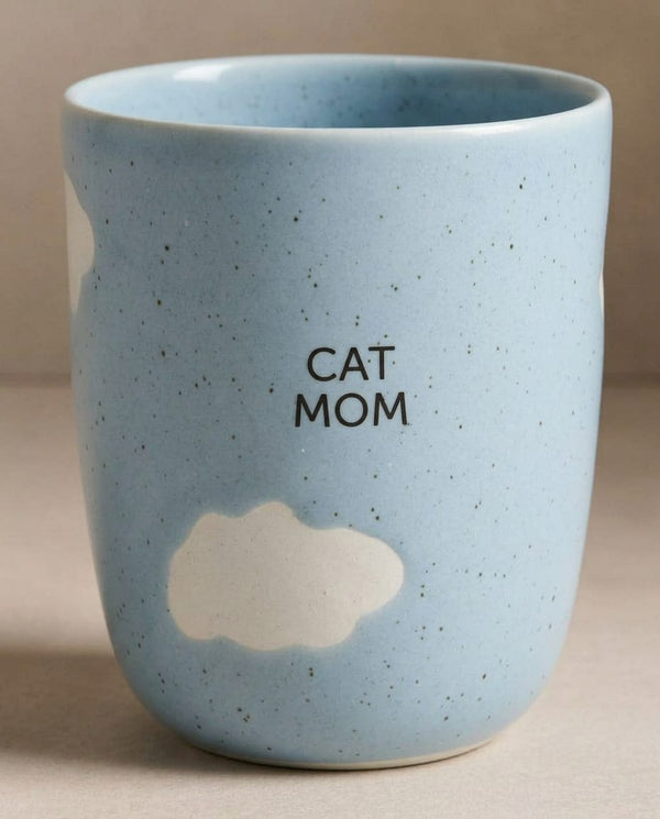 Cloud Medium Cup 220ml Cat Mom & Dad 2 Pieces Set