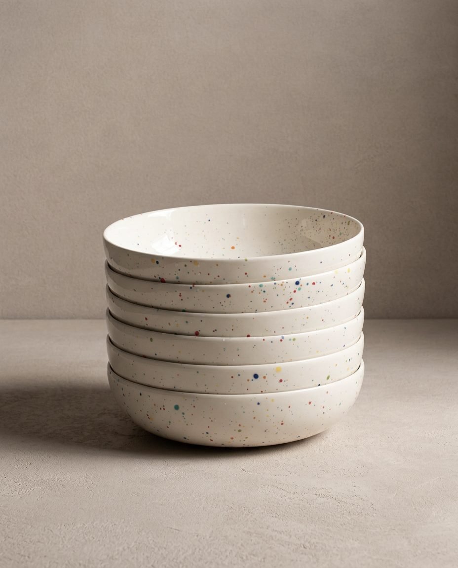 New Party Pasta Plate 21cm White