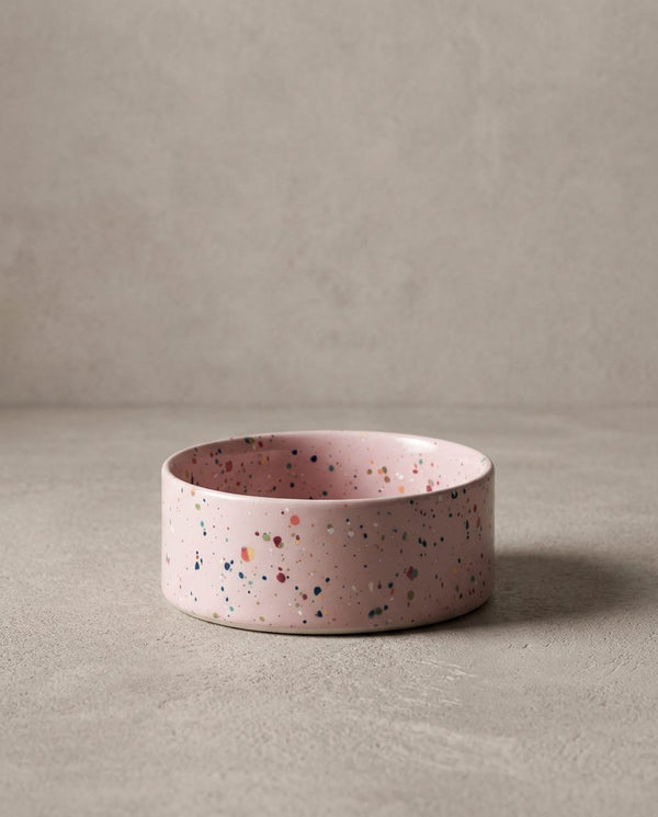 New Party Pet Bowl 16.5cm Set 2 Pink