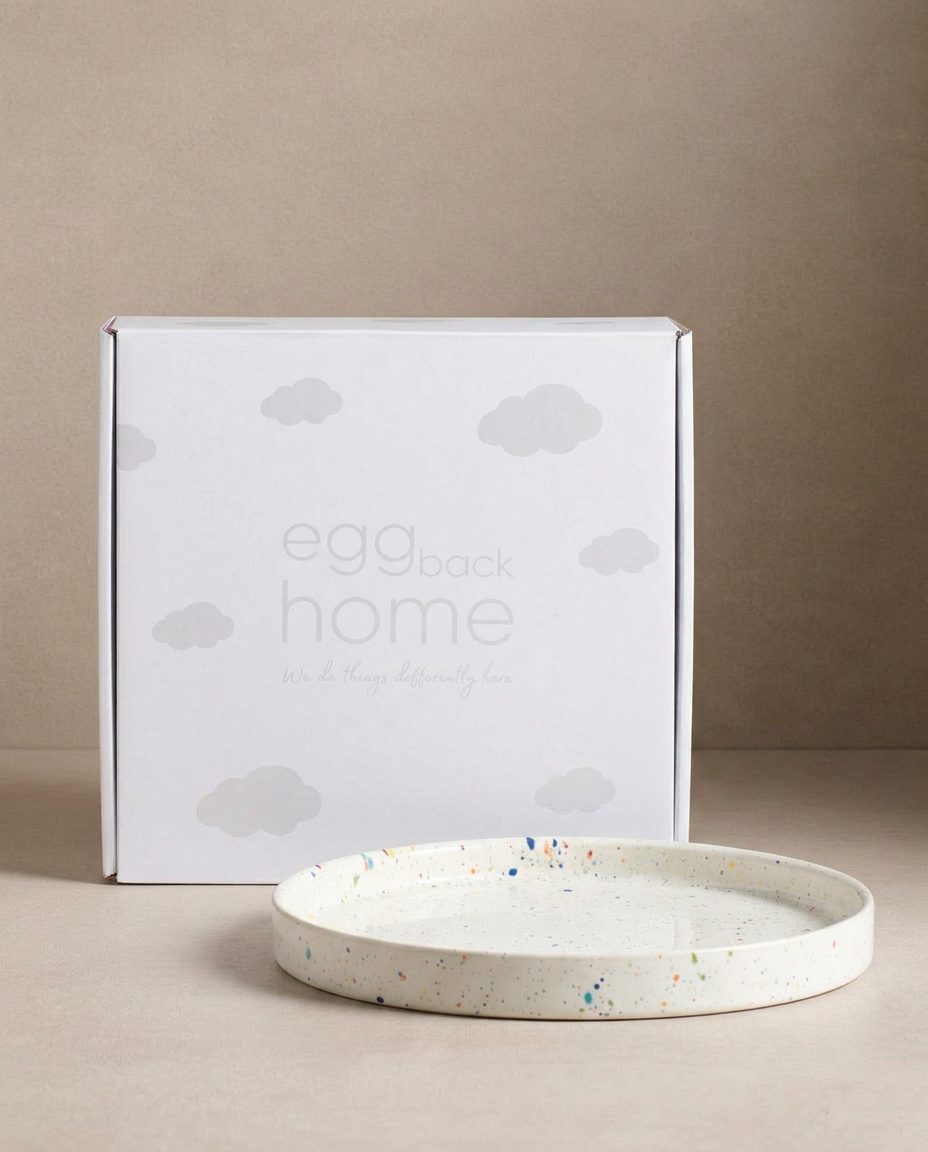 New Party Round Tray 28cm White