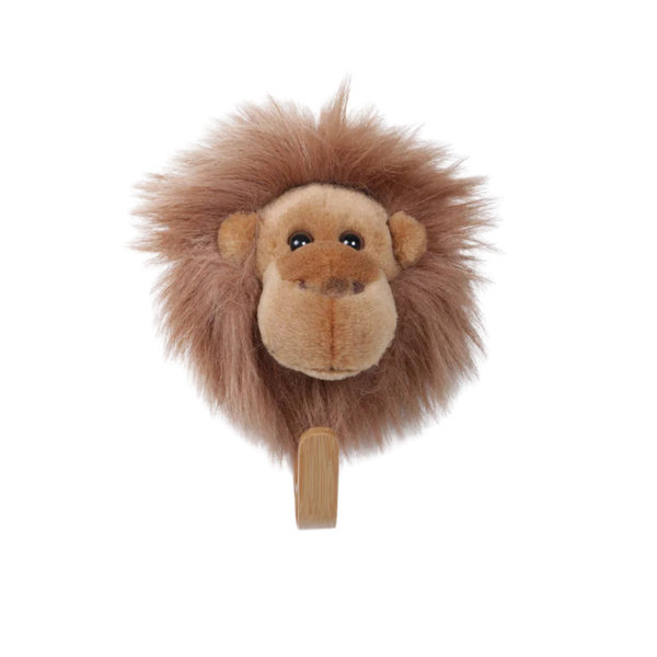 Porte-manteau peluche singe - Wild & Soft