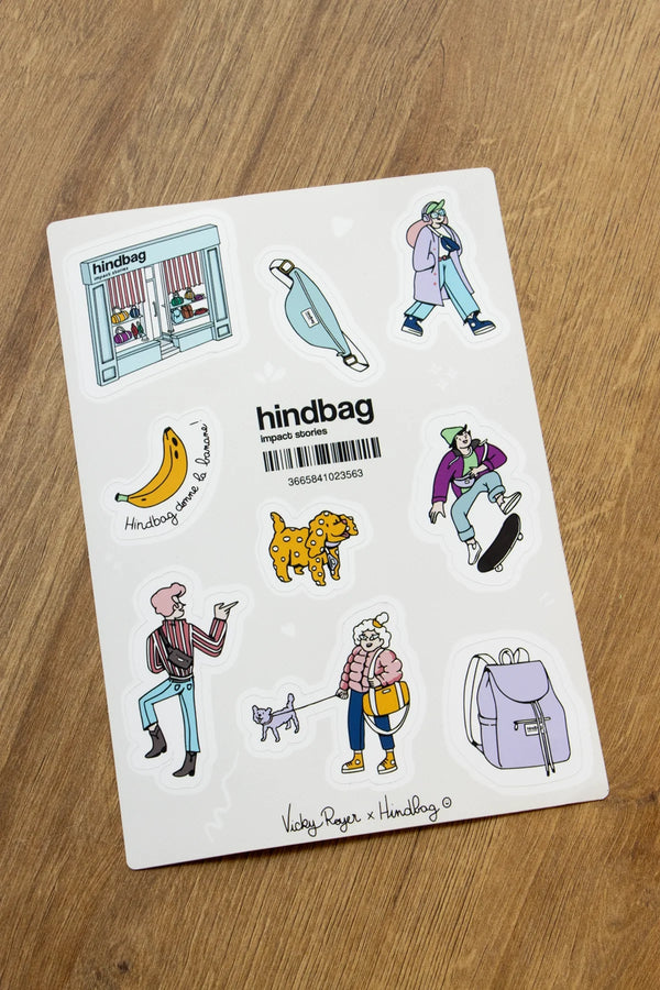 Planche de Stickers Hindbag x Vicky Royer