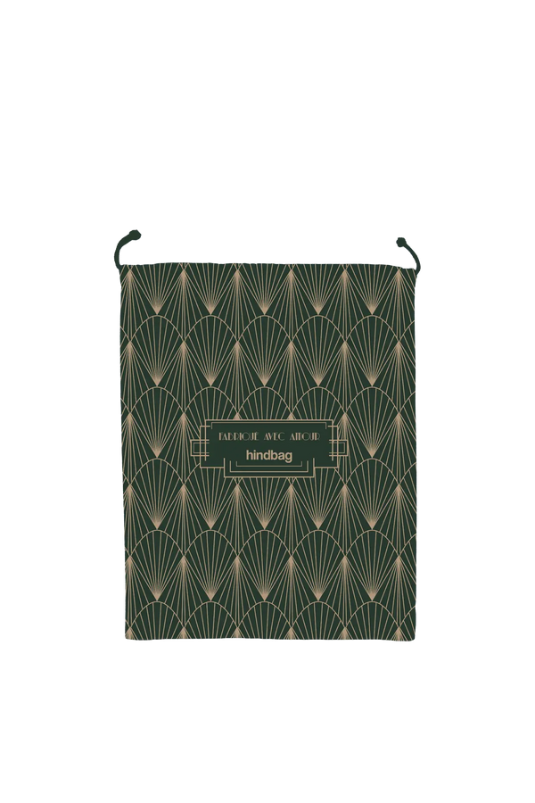 Pochon cadeau réutilisable vert