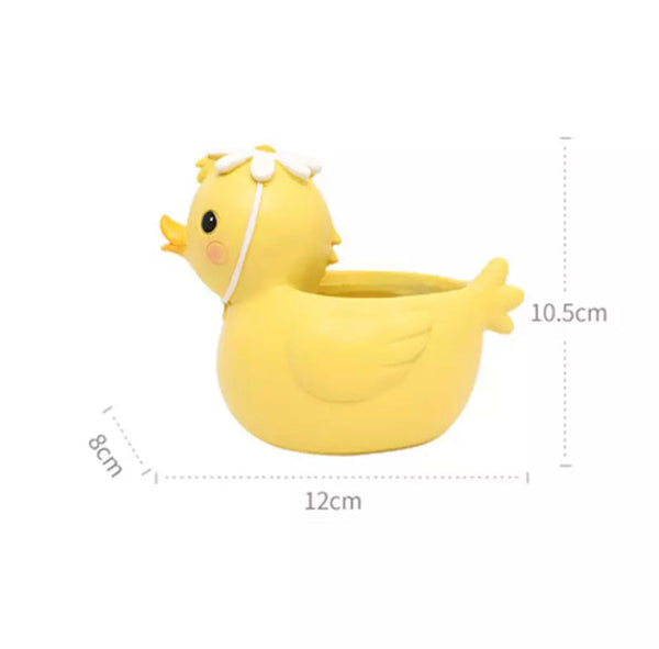 Pot de fleur Canard Jaune – visuel produit