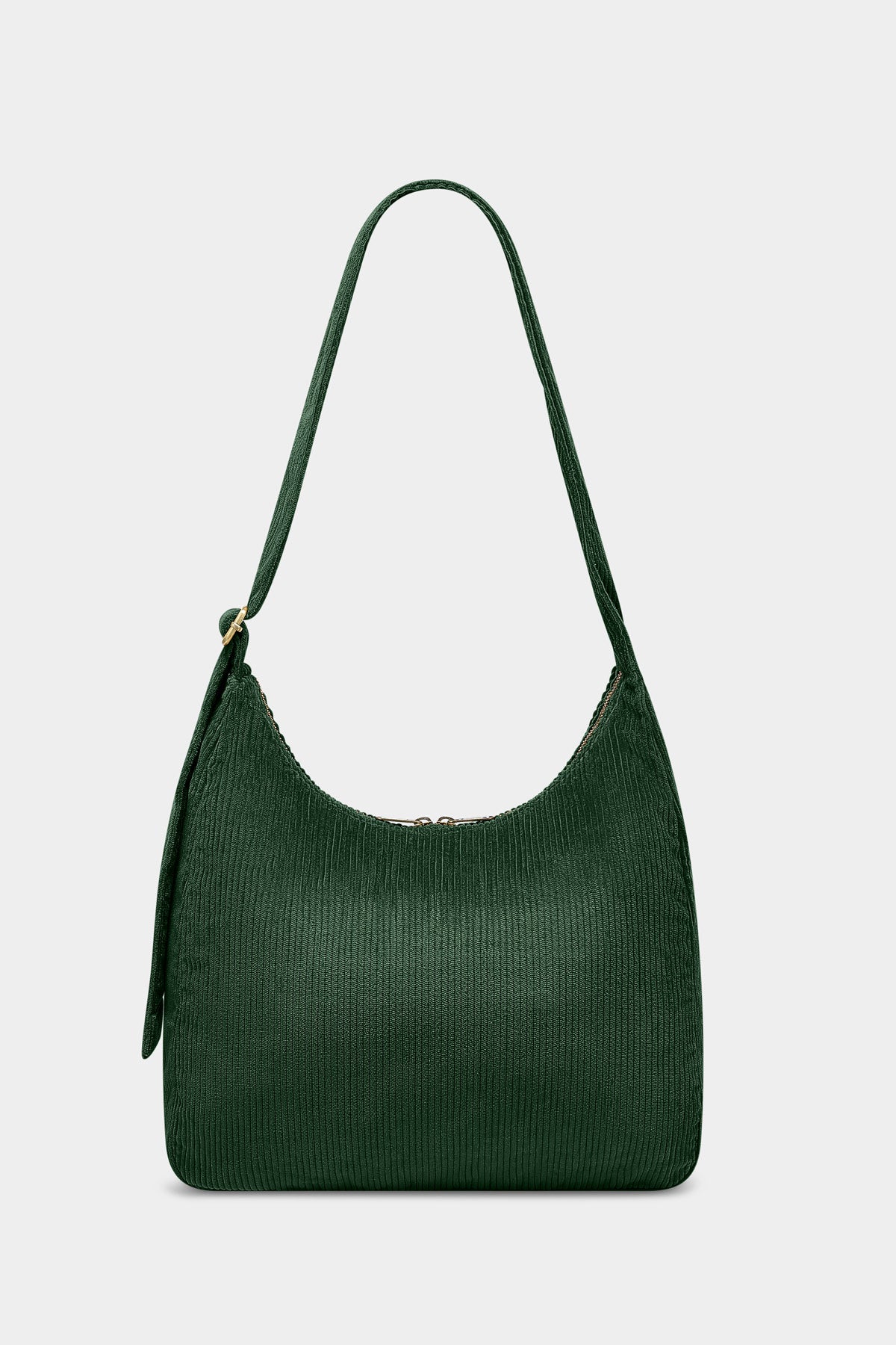 Sac hobo Claire Velours Sapin