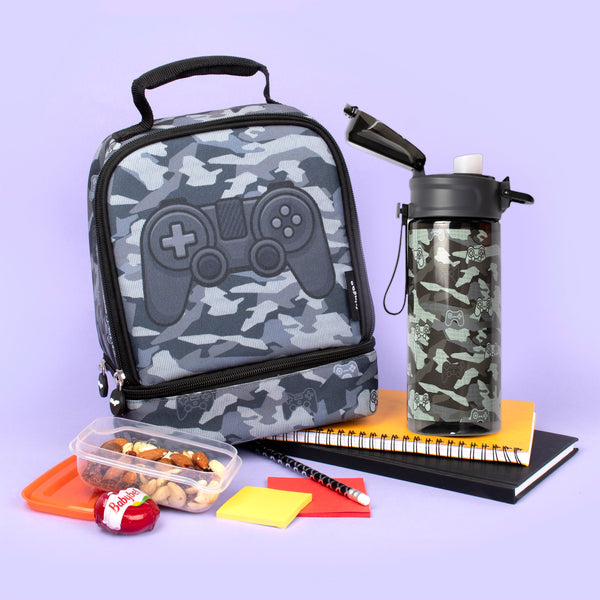 Gourde à bouchon rabattable – à bouchon rabattable 600ml – Game Pad Camo