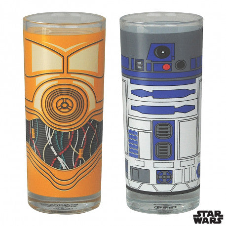 Set de 2 Verres Star Wars - R2D2 et C3PO