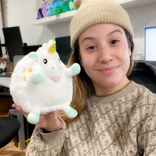 Peluche Snacker Squishable – Bébé Licorne