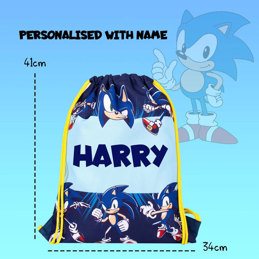Sac à cordon – Official Sonic the Hedgehog PE sac à cordon, with your child's full name.