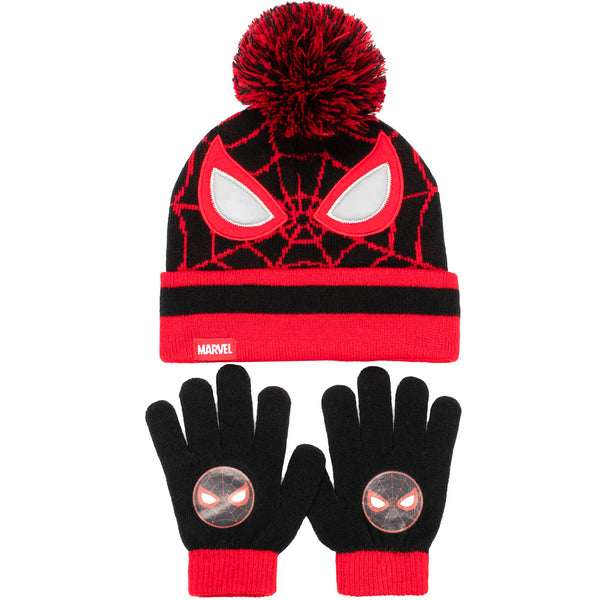 Ensemble bonnet et gants – Marvel Spider-Man
