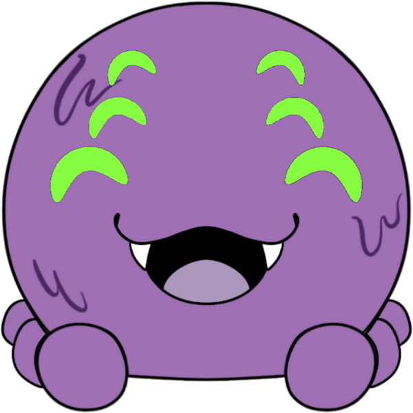 Spider Slimecicle Stickie (6in)