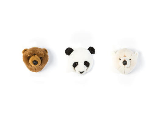 Mini têtes décoratives : Coffret Bear - Wild & Soft