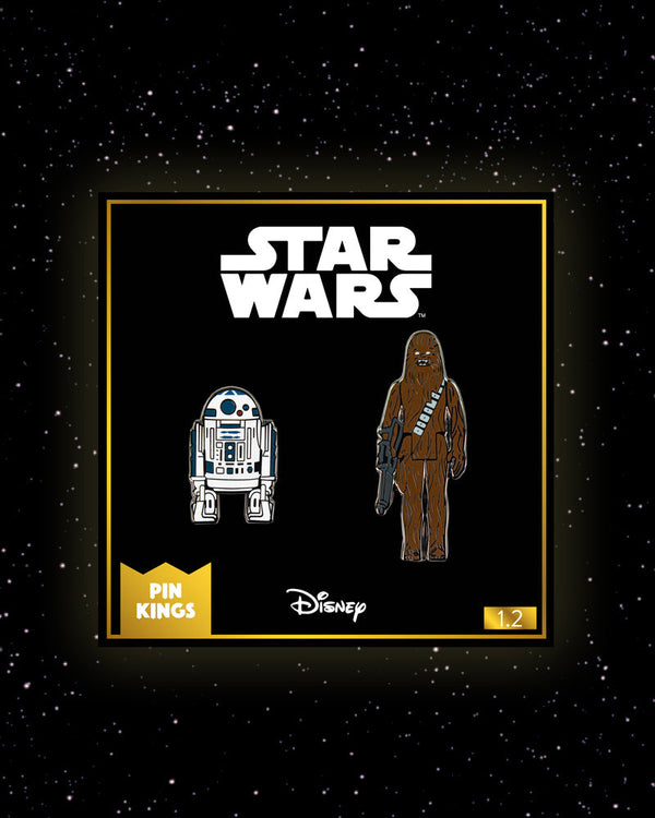 Pin's Star Wars Set 1.2 - R2D2 et Chewbacca