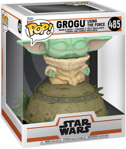 Funko Pop! Deluxe Grogu utilisant la Force