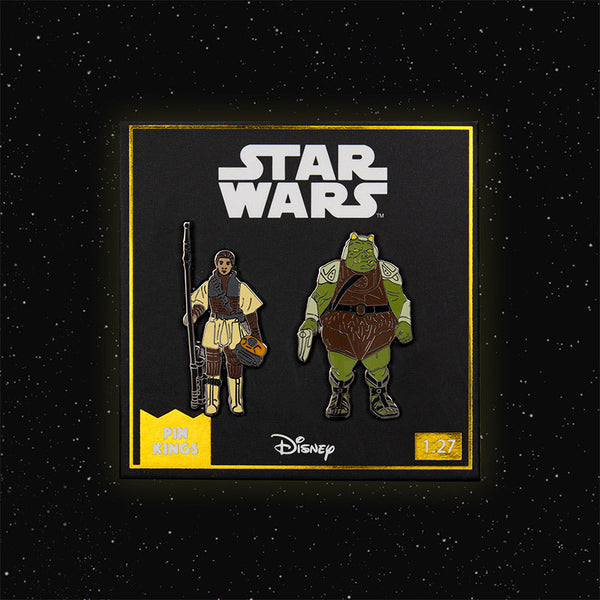 Pin's Star Wars Set 1.27 – Princesse Leia en Boushh et Garde Gamorréen