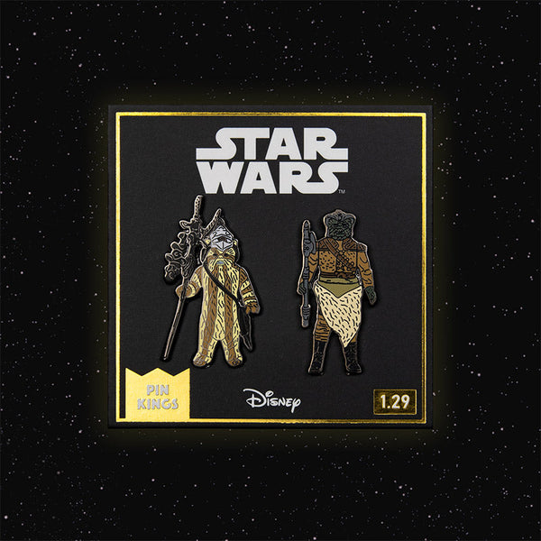 Pin's Star Wars Set 1.29 – Logray (Médecin Ewok) et Klaatu