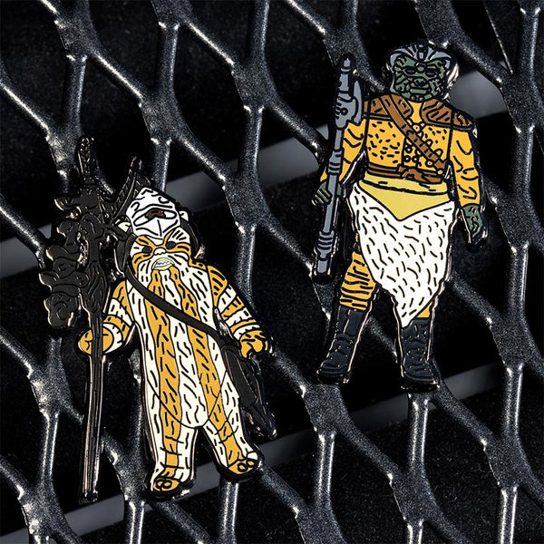 Pin's Star Wars Set 1.29 – Logray (Médecin Ewok) et Klaatu