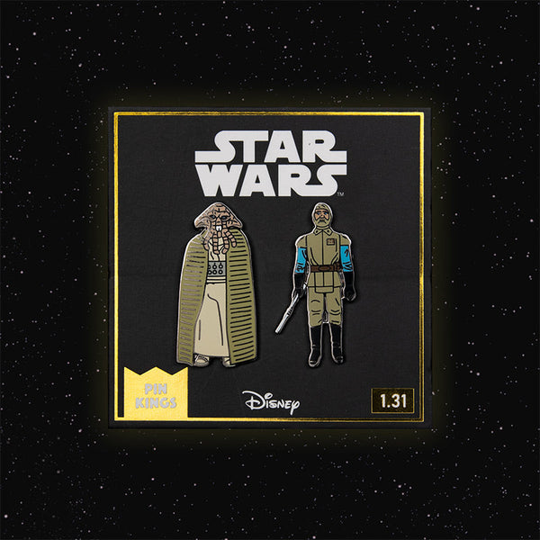 Pin's Star Wars Set 1.31 – Tessek (Squid Head) et Général Crix Madine