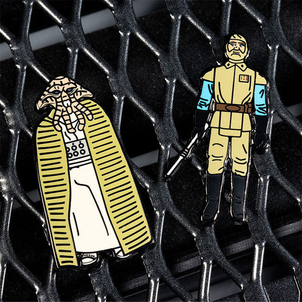 Pin's Star Wars Set 1.31 – Tessek (Squid Head) et Général Crix Madine
