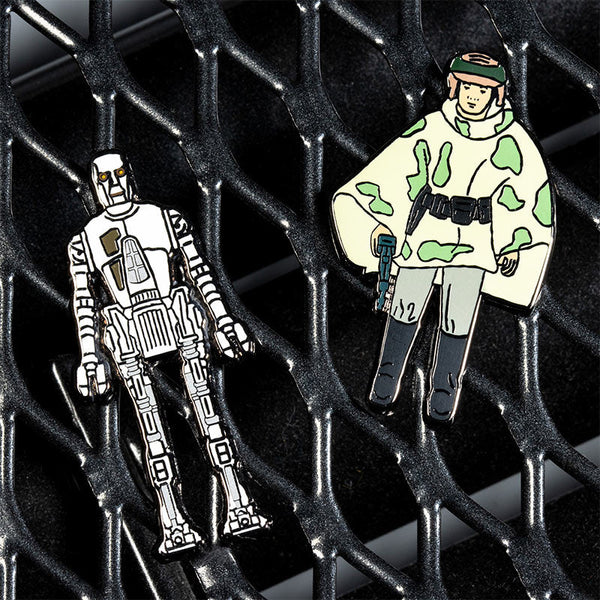 Pin's Star Wars Set 1.35 – 8D8 and Princess Leia Organa (in Combat Poncho)