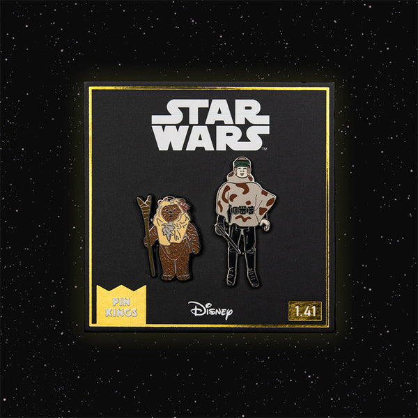 Pin's Star Wars Set 1.41 – Paploo et Luke Skywalker en poncho de combat