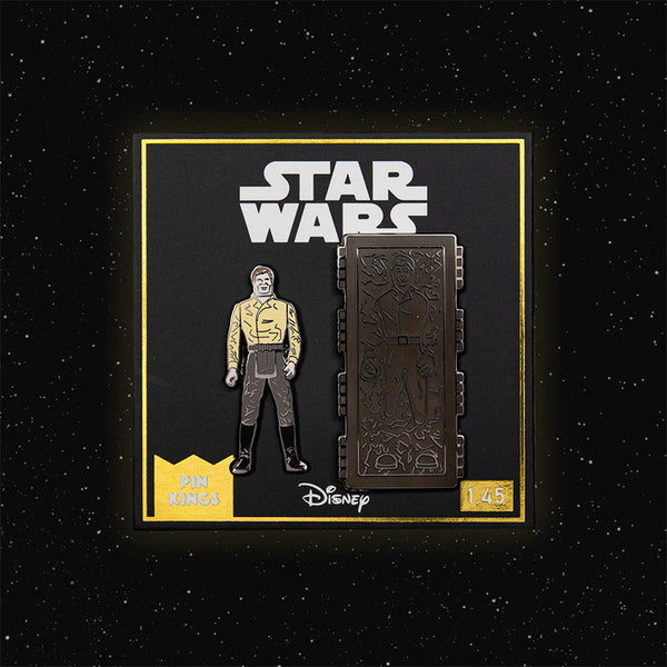Pin's Star Wars Set 1.45 – Han Solo et Han Solo (In Carbonite Chamber)