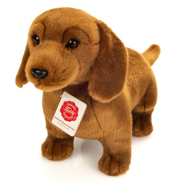 Peluche teckel debout Teddy Hermann 32 cm – SKU 919032