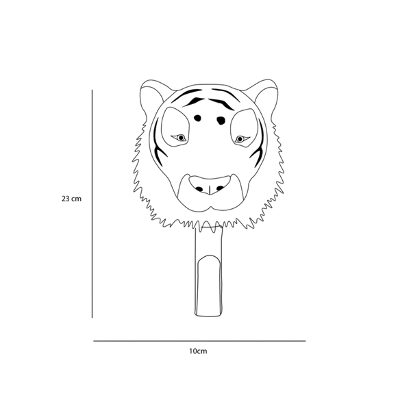 Porte-manteau peluche tigre - Wild & Soft