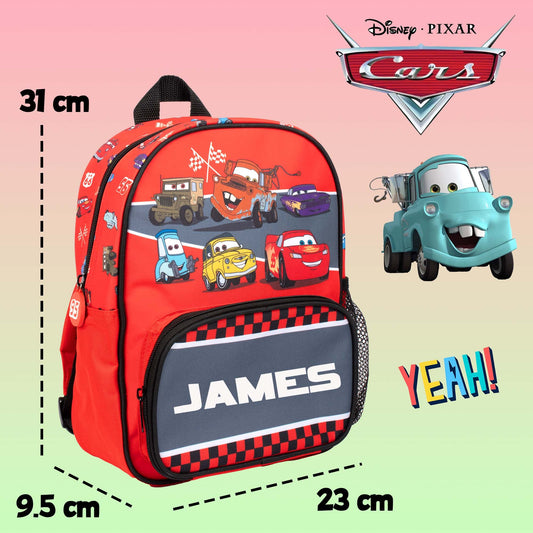 Sac à dos – Disney Cars Lightning McQueen rouge