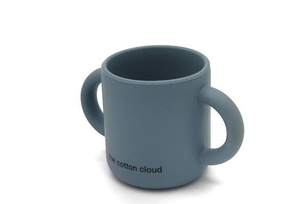 Trinklernbecher aus Silikon Smokey Blue