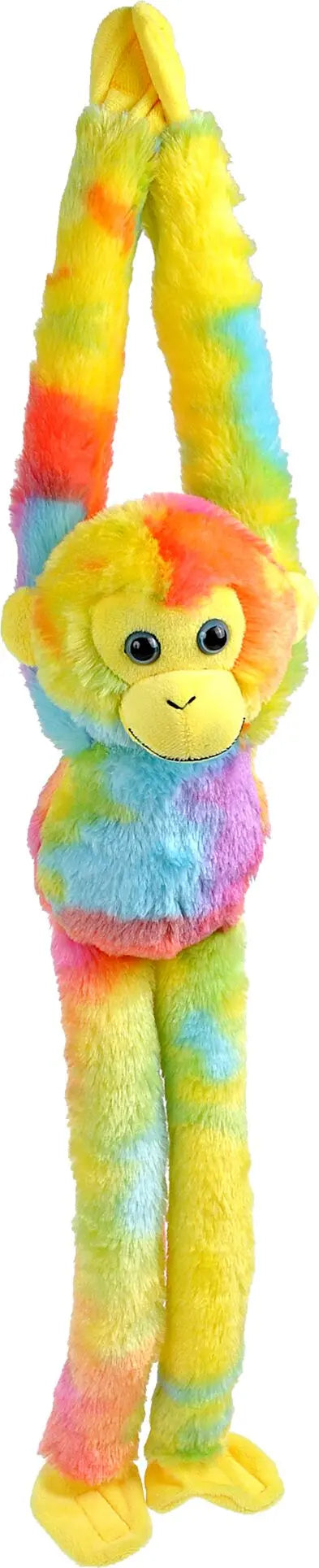 Wild Republic - Vibe Brights Rainbow Monkey Stuffed Animal - 20" Stuffed Animals