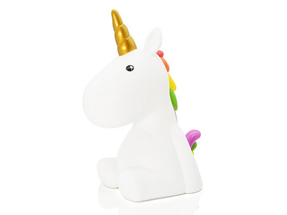 Luce notturna unicorno arcobaleno