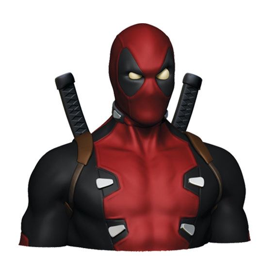 Salvadanaio Deadpool in confezione blister