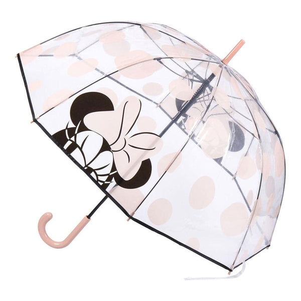 Guarda-chuva transparente da Minnie